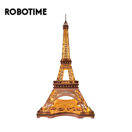 Night of the Eiffel Tower 3D Wooden Puzzle TGL01. Mô hình Deer Store