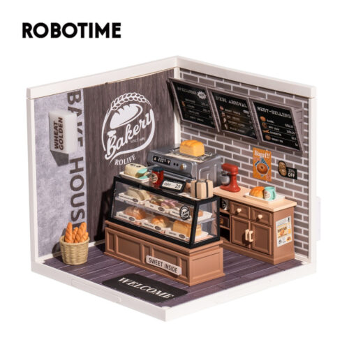 Rolife Super Creator Golden Wheat Bakery Plastic DIY DW005 Mô hình Deer Store