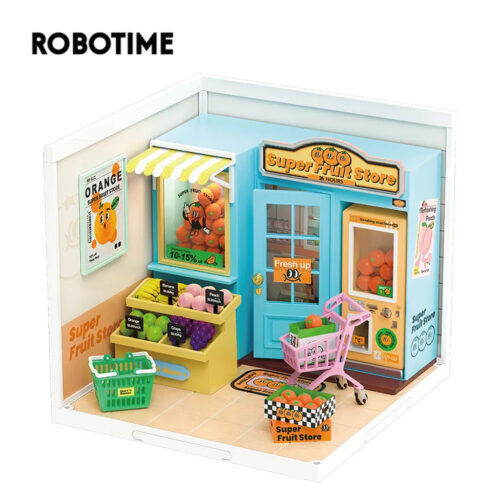 Rolife Super Creator Super Fruit Store Plastic DIY DW003. Mô hình Deer Store