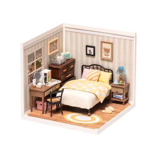 Rolife Sweet Dream Bedroom DIY Plastic Miniature House DW009 Mô hình Deer Store