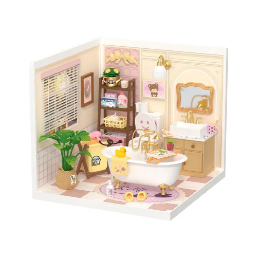Rolife Pop Bubble Bathroom DIY Miniature House DW014B Mô hình Deer Store